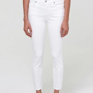 Citizen of Humanity Rocket Crop White “Sculpt” Size 26